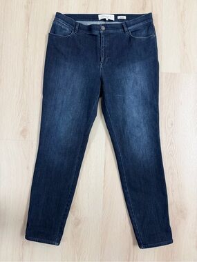 Lafayette 148 New York Mercer Dark Indigo Slim fit Jeans